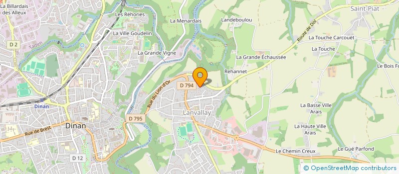 localisation de l'entreprise MADAME ANNE-LISE LETERTRE  LANVALLAY