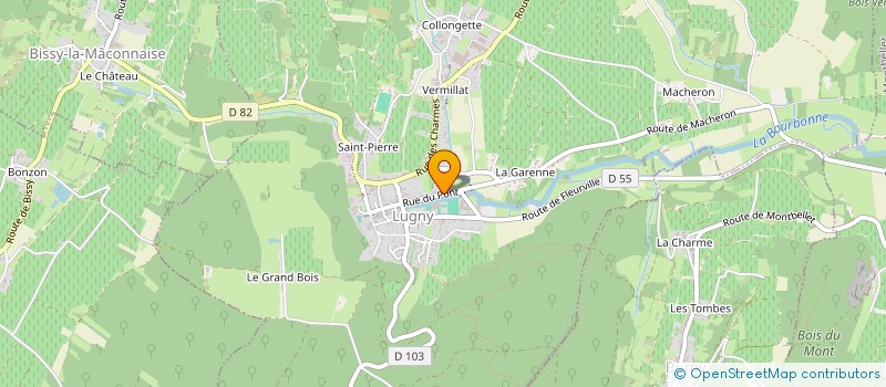 localisation de l'entreprise MADAME ANNE-LISE MARTIN à LUGNY