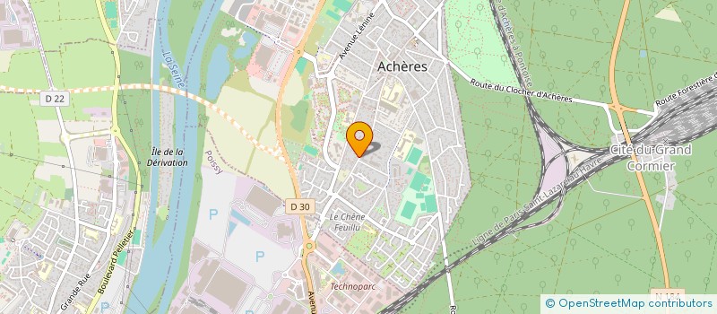 localisation de l'entreprise MADAME ANNE-LISE MAZZELLA  ACHERES