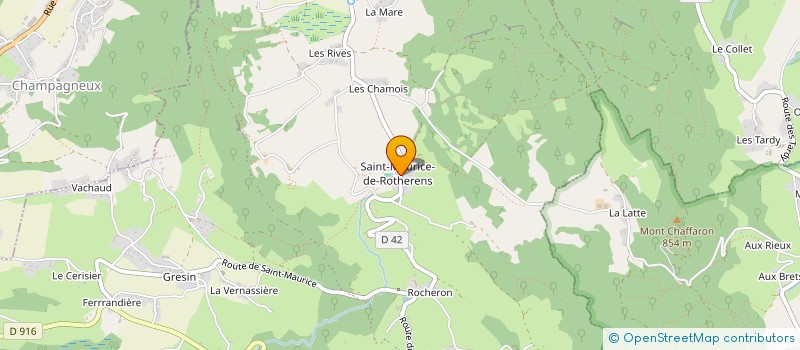 localisation de l'entreprise MADAME ANNE-LISE MONNET  SAINT-GENIX-LES-VILLAGES