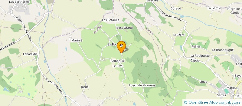 localisation de l'entreprise MADAME ANNE LISE MOURET à ROUFFIAC