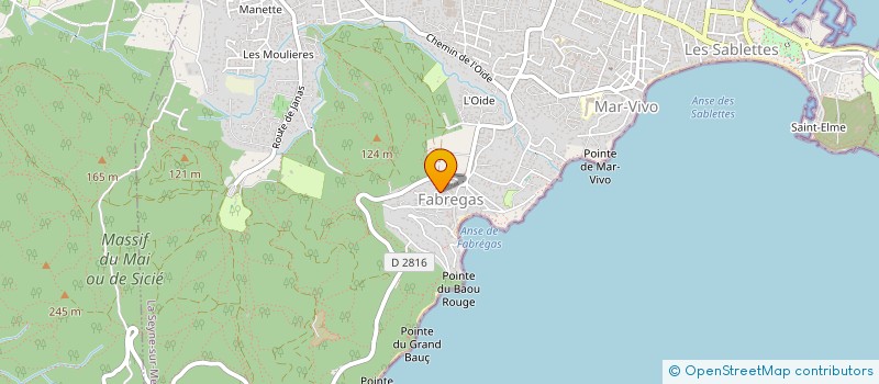 localisation de l'entreprise MADAME ANNE-LISE MUSERLE  LA SEYNE-SUR-MER