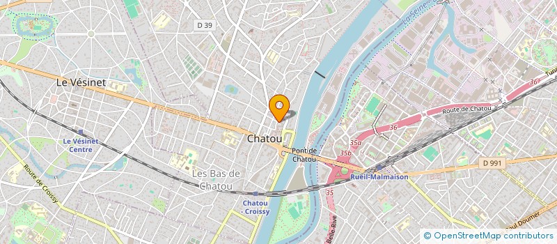 localisation de l'entreprise MADAME ANNE-LISE PESSIN  CHATOU