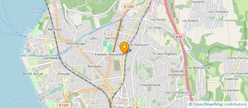 localisation de l'entreprise MADAME ANNE LISE PETIT à AIX-LES-BAINS