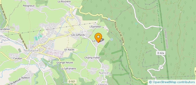 localisation de l'entreprise MADAME ANNE-LISE PETIT  NANCES