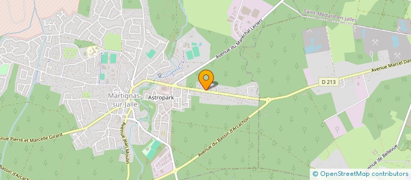 localisation de l'entreprise MADAME ANNE LISE PILLONS  MARTIGNAS-SUR-JALLE