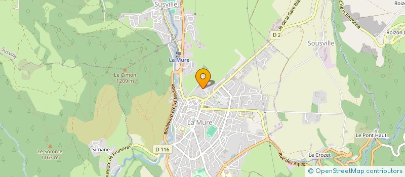 localisation de l'entreprise MADAME ANNE-LISE PROST  SAINT-LAURENT-EN-BEAUMONT