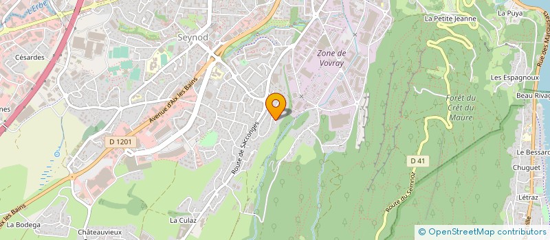 localisation de l'entreprise MADAME ANNE-LISE PRUNEAU à ANNECY