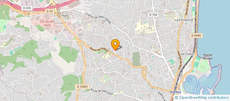 localisation de l'entreprise MADAME ANNE-LISE RAMIREZ  ANTIBES