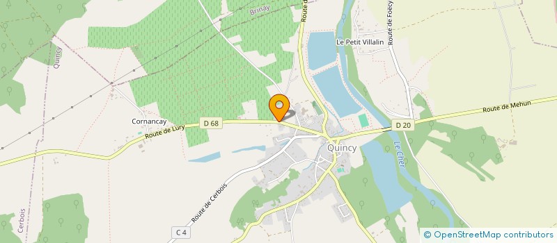 localisation de l'entreprise MADAME ANNE LISE REDOUIN  VIERZON