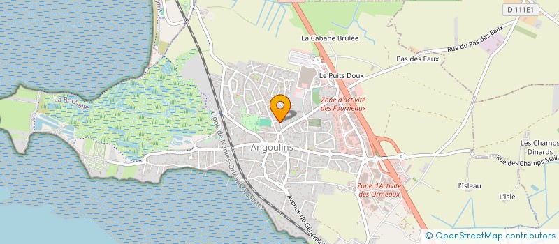 localisation de l'entreprise MADAME ANNE-LISE RONNAT  ANGOULINS