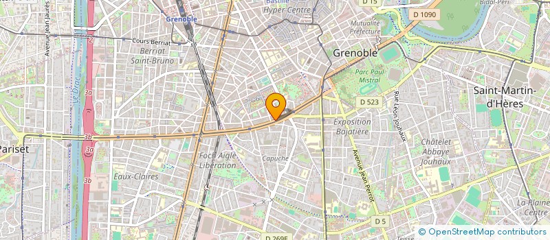 localisation de l'entreprise MADAME ANNE-LISE ROUSSEAU à GRENOBLE