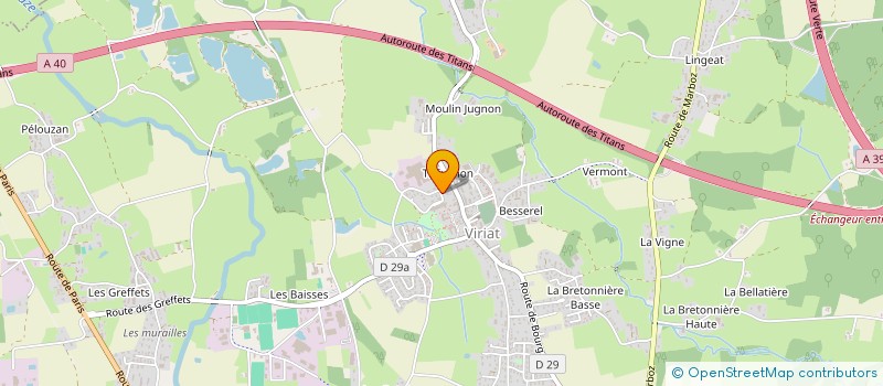 localisation de l'entreprise MADAME ANNE-LISE SARRON à VIRIAT