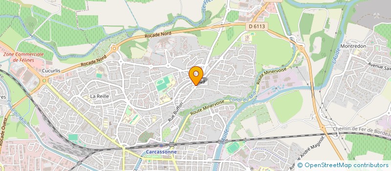 localisation de l'entreprise MADAME ANNE-LISE SIGUIER  CARCASSONNE