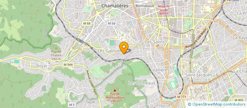 localisation de l'entreprise MADAME ANNE-LISE TAMAIN  CHAMALIERES