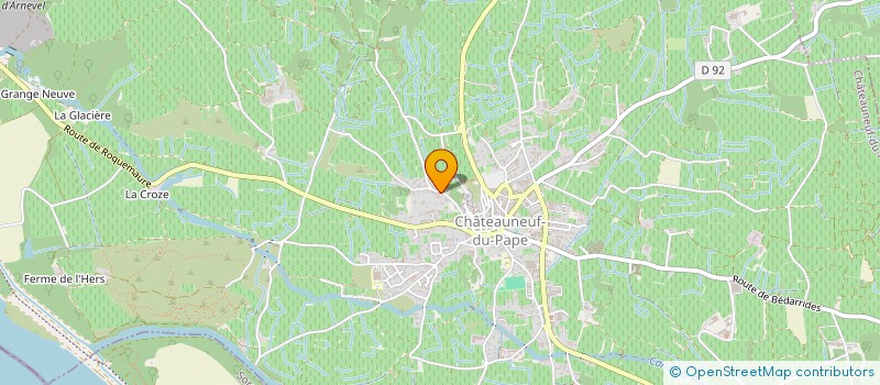 localisation de l'entreprise MADAME ANNE-LISE TERRAIL  CHATEAUNEUF-DU-PAPE