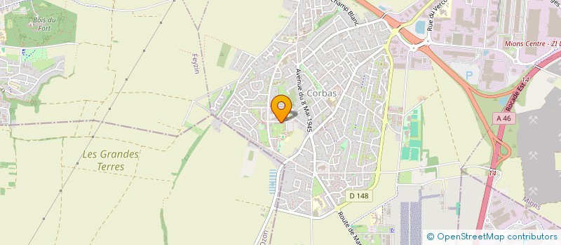 localisation de l'entreprise MADAME ANNE-LISE VACHER à CORBAS