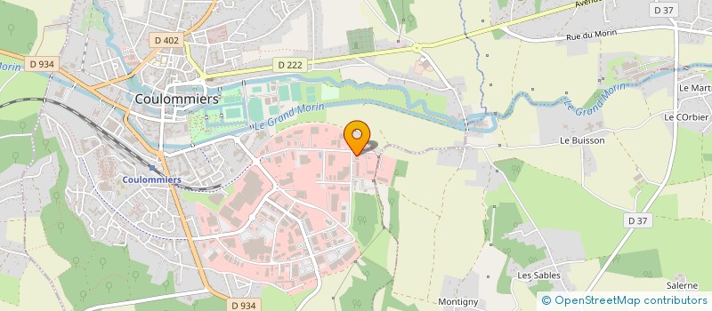 localisation de l'entreprise MADAME ANNE-LISE VILLERT  COULOMMIERS