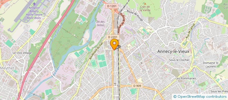 localisation de l'entreprise MADAME ANNE-LISE VITIPON à ANNECY