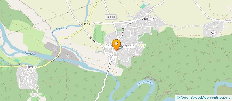 localisation de l'entreprise MADAME ANNE LITOVSKY  SAINTE-ANASTASIE