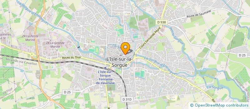 localisation de l'entreprise MADAME ANNE LLORENS  L'ISLE-SUR-LA-SORGUE