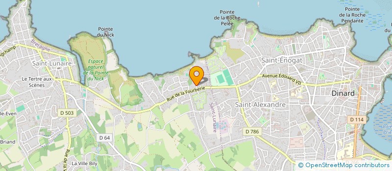 localisation de l'entreprise MADAME ANNE LLUCH  SAINT-LUNAIRE