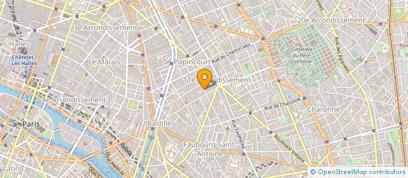 localisation de l'entreprise MADAME ANNE LOISEL  PARIS