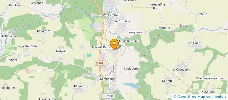 localisation de l'entreprise MADAME ANNE LOMENECH  PONT-SCORFF