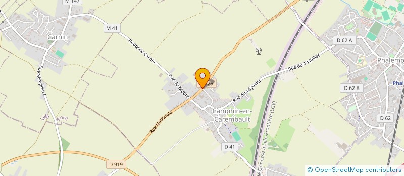 localisation de l'entreprise MADAME ANNE LONGUEPE  CAMPHIN-EN-CAREMBAULT