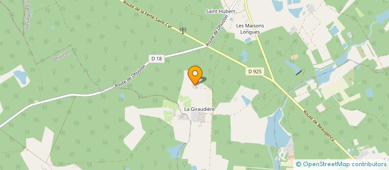 localisation de l'entreprise MADAME ANNE LONGUET GIRAUDIERE  VILLENY