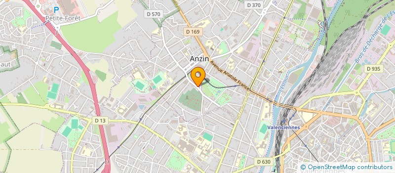 localisation de l'entreprise MADAME ANNE LONGUEVALLE  ANZIN