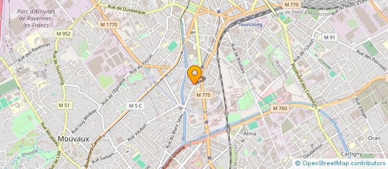localisation de l'entreprise MADAME ANNE LOONES à TOURCOING