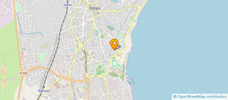 localisation de l'entreprise MADAME ANNE LOPEZ  ISTRES