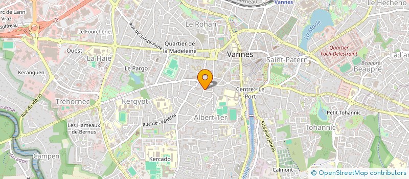 localisation de l'entreprise MADAME ANNE-LORRAINE THUMEREL à VANNES