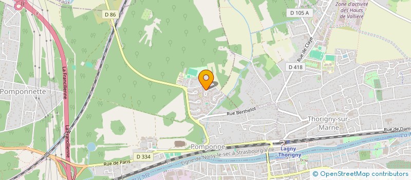 localisation de l'entreprise MADAME ANNE LOSSON  POMPONNE