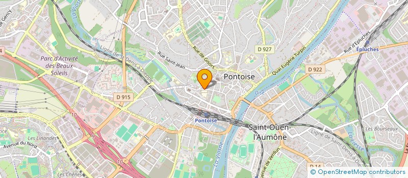 localisation de l'entreprise MADAME ANNE-LOU PINON  PONTOISE