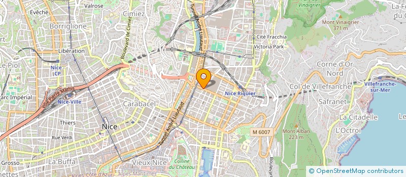 localisation de l'entreprise MADAME ANNE-LOUISE CADRO  NICE