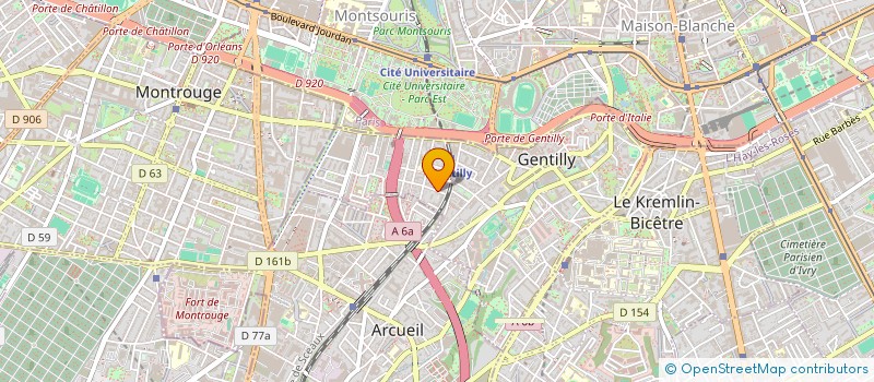 localisation de l'entreprise MADAME ANNE-LOUISE FEDIERE  GENTILLY