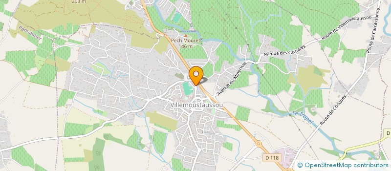 localisation de l'entreprise MADAME ANNE LOUISE MARIE  VILLEMOUSTAUSSOU