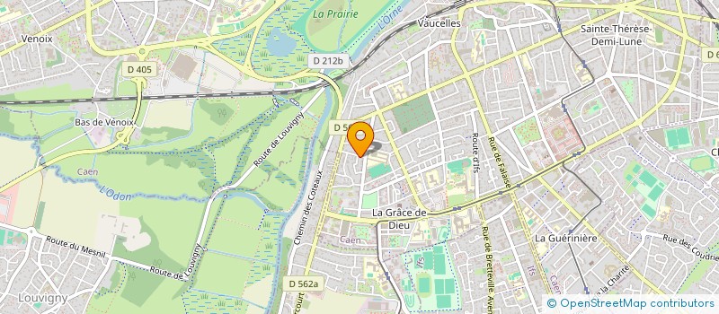 localisation de l'entreprise MADAME ANNE-LOUISE SEVAUX à CAEN