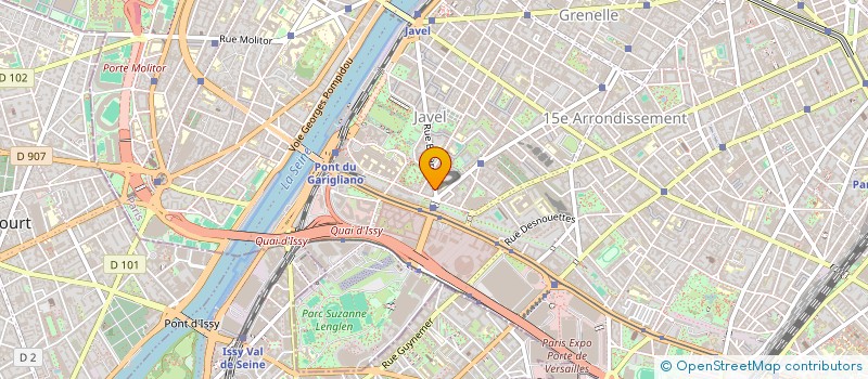 localisation de l'entreprise MADAME ANNE LOUSTAUNAU  PARIS