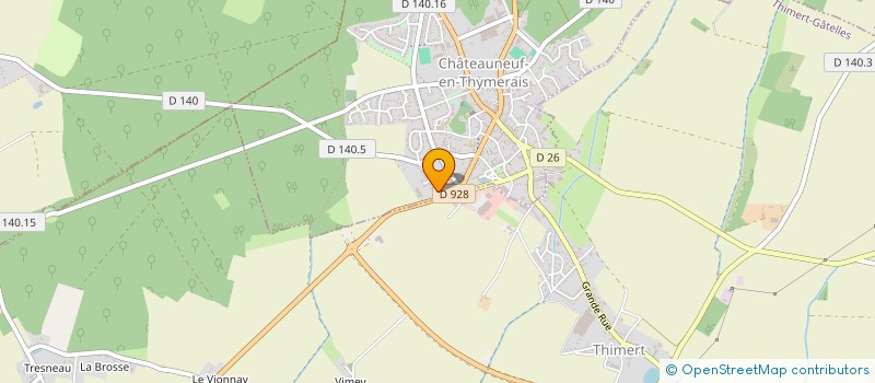 localisation de l'entreprise MADAME ANNE LOYER à CHATEAUNEUF-EN-THYMERAIS