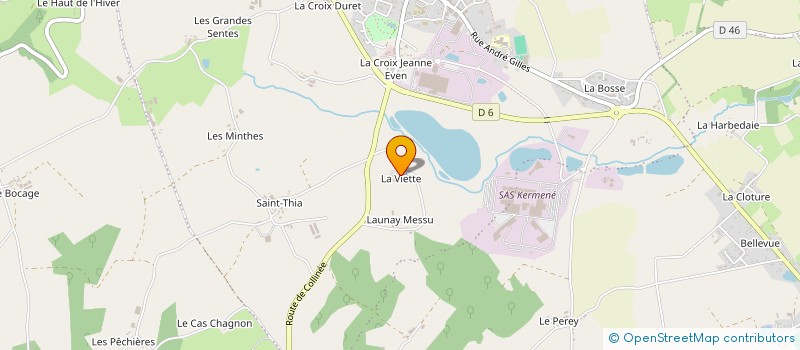 localisation de l'entreprise MADAME ANNE LUCAS à LE MENE