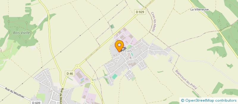 localisation de l'entreprise MADAME ANNE LUCE DEFIS  ERCUIS