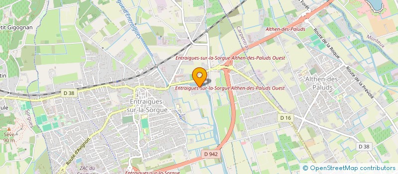 localisation de l'entreprise MADAME ANNE-LUCE LIOTIER  ENTRAIGUES-SUR-LA-SORGUE