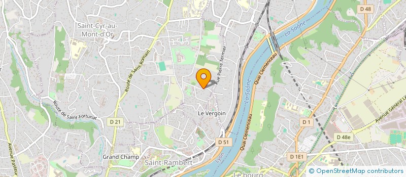 localisation de l'entreprise MADAME ANNE LUCIE BOISSON  SAINT-CYR-AU-MONT-D'OR