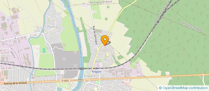 localisation de l'entreprise MADAME ANNE-LUCIE EWAGNIGNON  TRILPORT