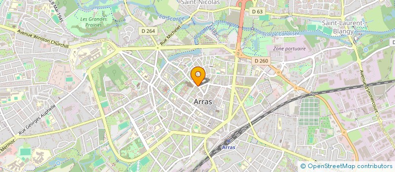 localisation de l'entreprise MADAME ANNE LUCIE VU VAN à ARRAS
