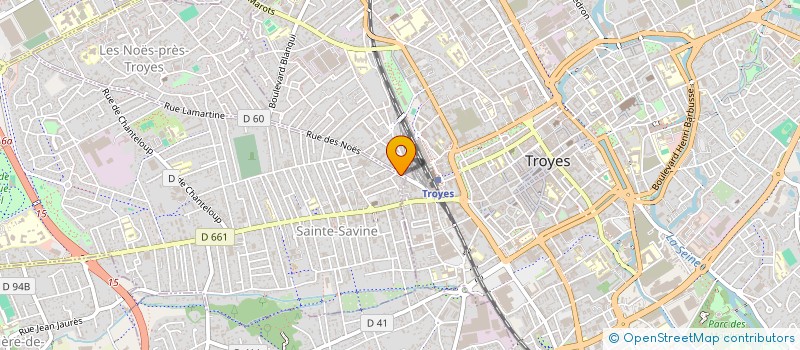 localisation de l'entreprise MADAME ANNE-LUCY PROTAT  SAINTE-SAVINE