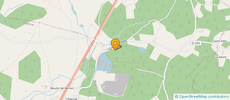 localisation de l'entreprise MADAME ANNE-LUDIVINE GONZALEZ  CERCOUX